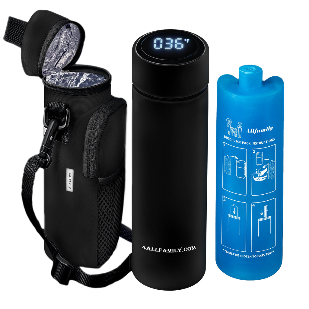 Nomad PRO - Insulin Carrying Case Cooler - 4AllFamily Canada - Black Color - 