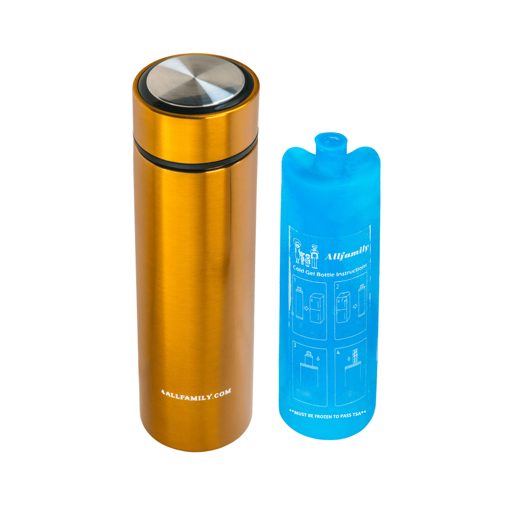 4AllFamily Canada - Nomad Insulin Carrying Case Cooler - Medical Travel Cooler - Gold Color