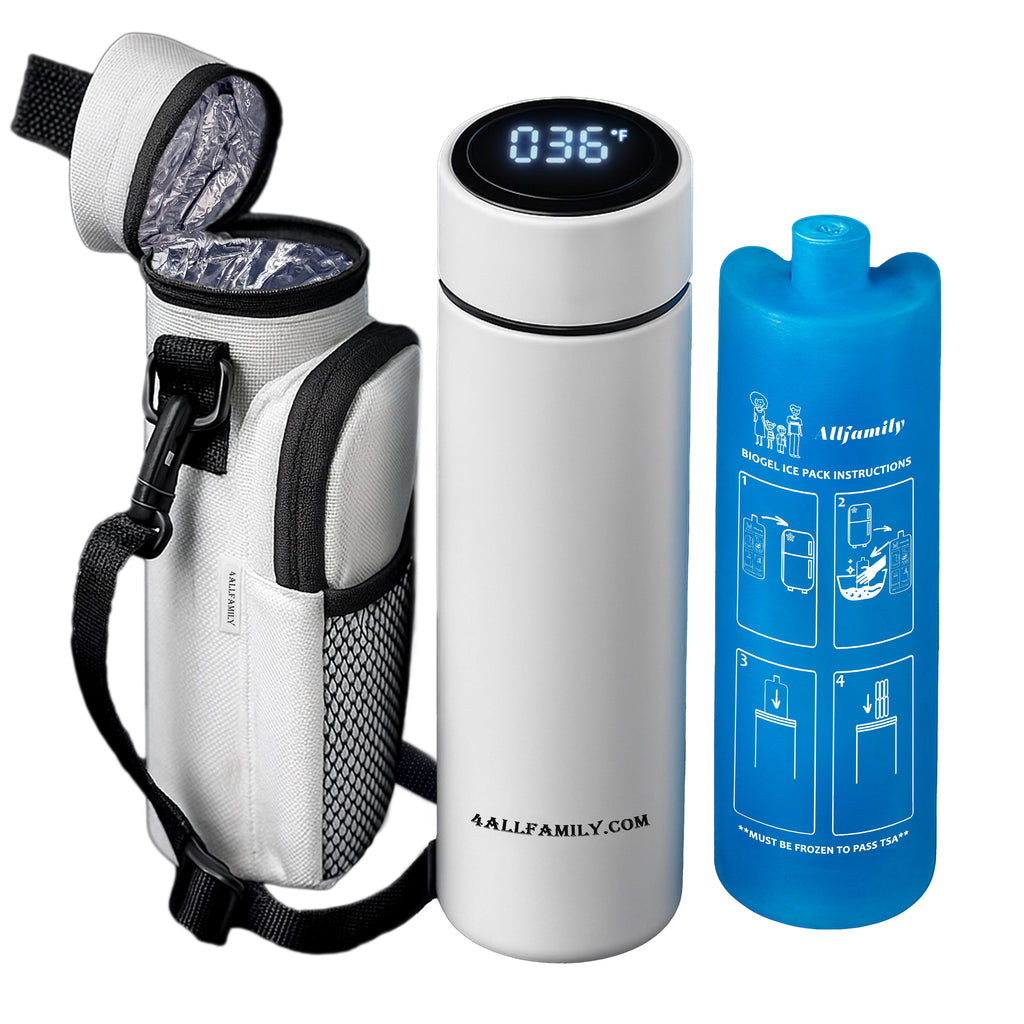 Nomad PRO - Insulin Carrying Case Cooler - 4AllFamily Canada - White Colour - 